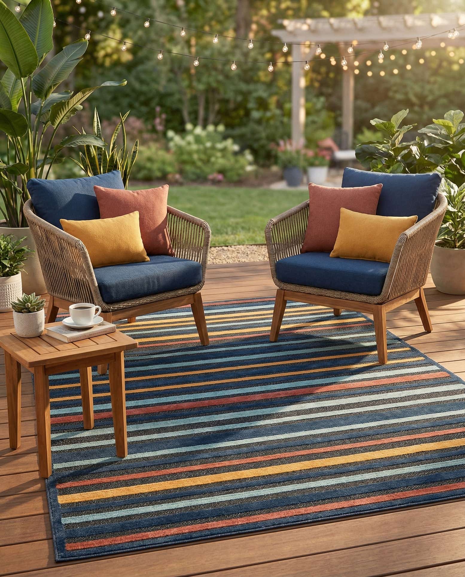 7' x 10' Easy-Clean Belize Indoor / Outdoor Rug