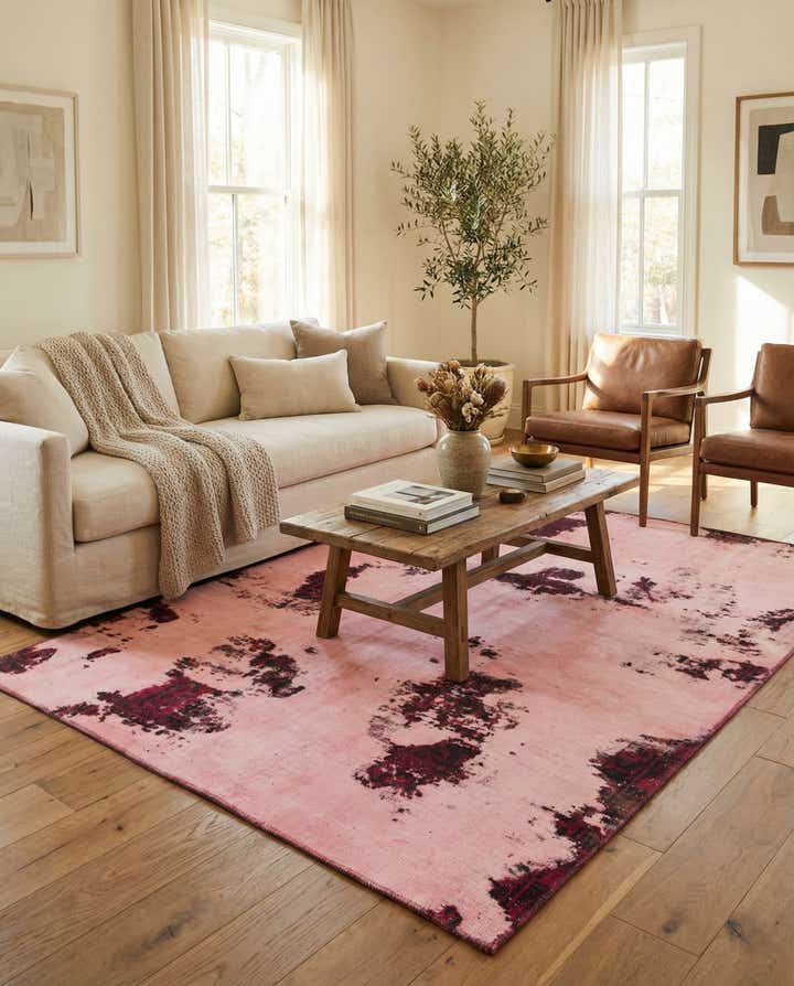 6' x 7' 10 Hand Knotted Ultra Vintage Persian Wool Rug