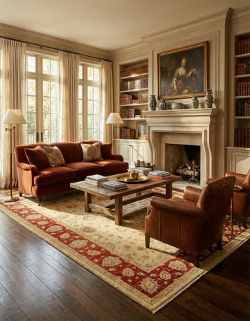 6' 6 x 9' 7 Ziegler Wool Rug