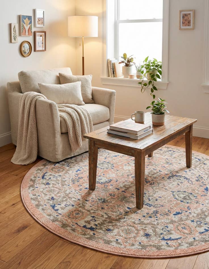 Detail image of 3' 3 x 3' 3 Whitney Round Rug