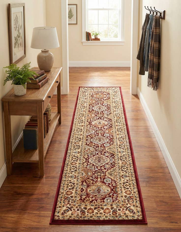 Detail image of 2' 7 x 10' Classic Agra Runner Rug
