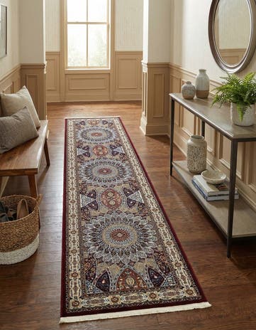 3' x 13' Nain Design Runner Rug