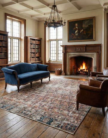 7' 5 x 12' 2 Vintage Royal Wool Rug