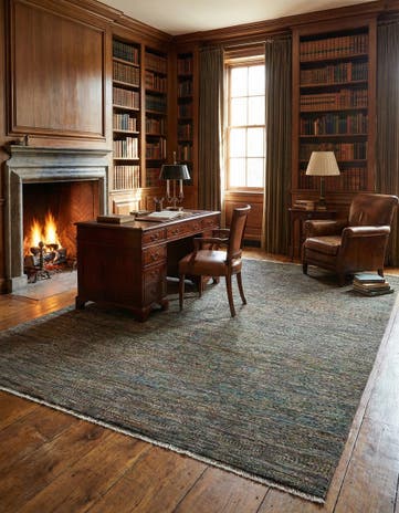 8' 11 x 12' 2 Agra Wool Rug