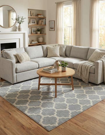 10' x 10' Lattice Square Rug