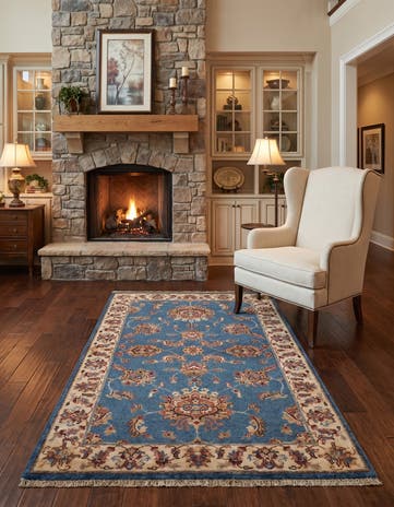 3' x 5' 1 Hand Knotted Ziegler Rug