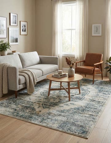 5' 3 x 7' 5 Fleur Rug