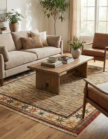 5' 1 x 6' 5 Hand Knotted Darya Oriental Rug