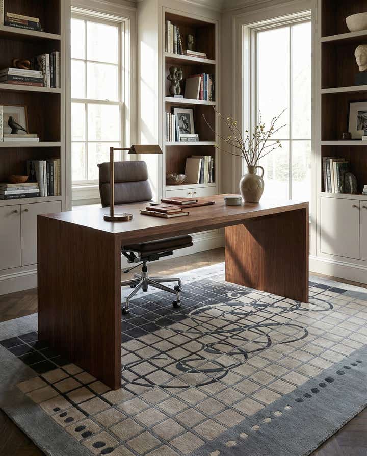 4' 7 x 6' 7 Hand Knotted Tibet Rug