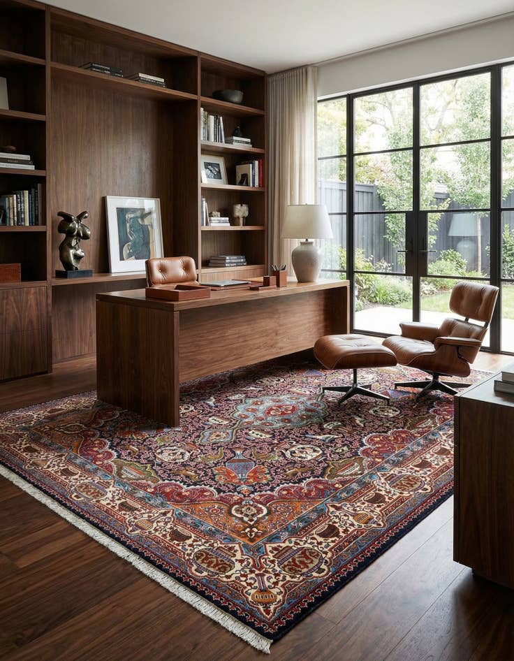 Detail image of 9' 8 x 12' 4 Kashmar Wool Rug