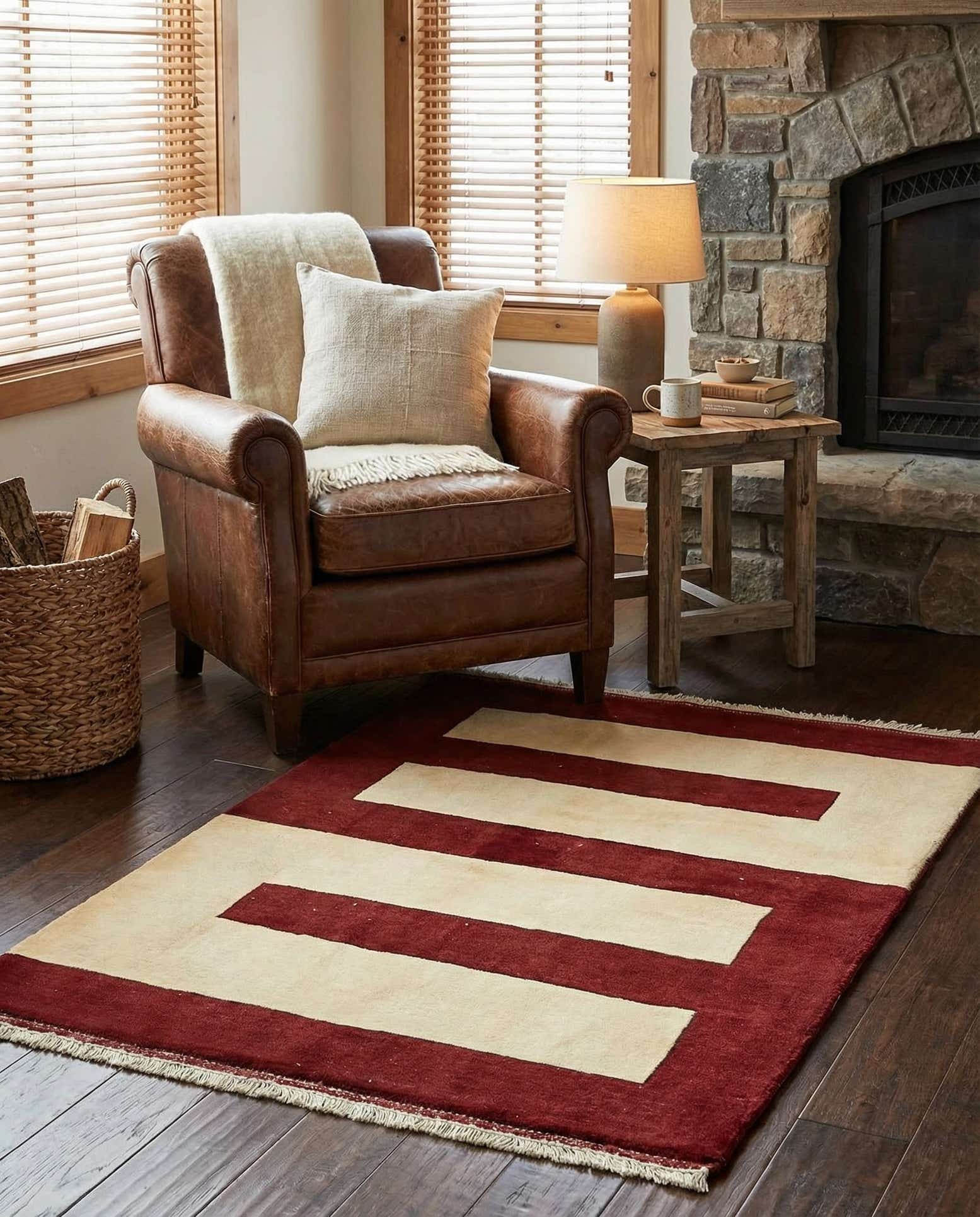 3' 7 x 4' 10 Hand Knotted Kashkuli Gabbeh Persian Wool Rug