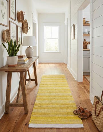 2' x 8' Hand Woven Lariat Runner Rug