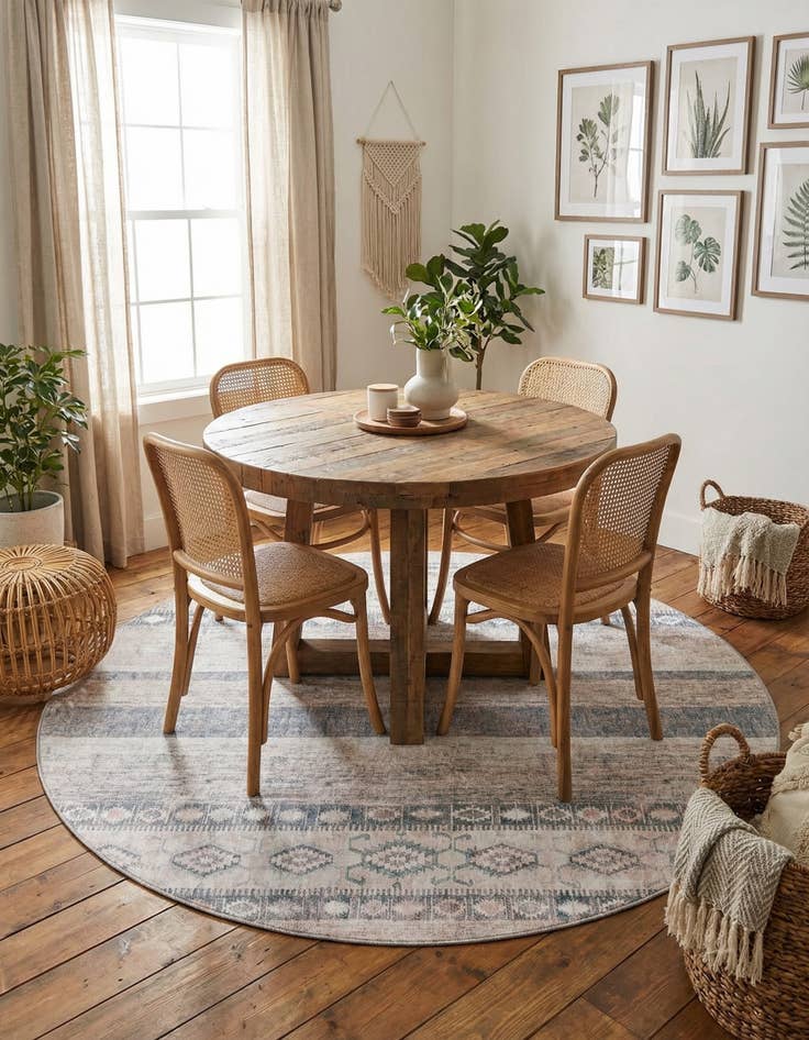 Detail image of  7' 6 x 7' 6 Timeless Round Rug