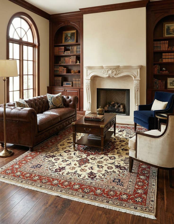 Detail image of  5' 1 x 6' 9 Tabriz Rug