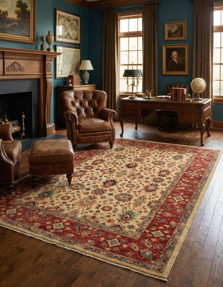 Detail image of 5' 8 x 8' 2 Sara Rug