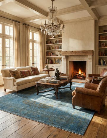 9' x 12' 7 Hand Knotted Ultra Vintage Persian Wool Rug