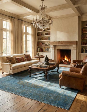 9' x 12' 7 Hand Knotted Ultra Vintage Persian Wool Rug
