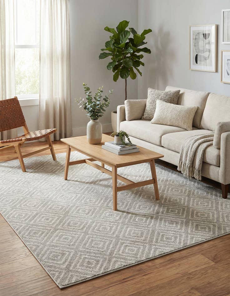 Detail image of  6' x 9'  Washable Sabrina Soto Indoor / Outdoor Rug