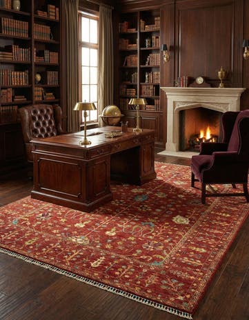 6' 11 x 9' 7 Ariana Ziegler Wool Rug