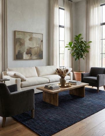 6' 2 x 10' 3 Hand Knotted Darya Wool Rug