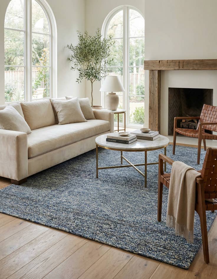 Detail image of 5' 4 x 8' Hand Knotted Darya Wool Rug