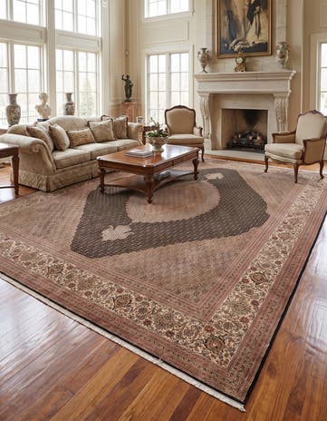 9' 10 x 11' 3 Hand Knotted Tabriz Persian Rug