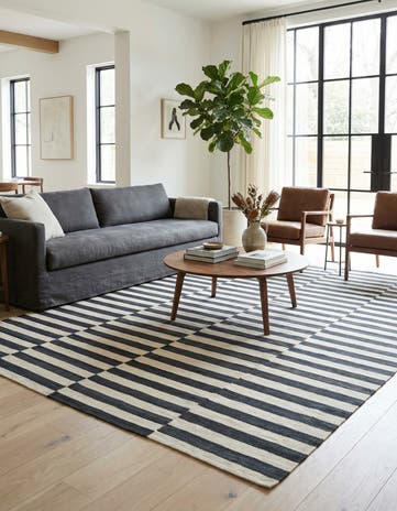 8' 3 x 9' 10 Hand Woven Kilim Modern Wool Rug