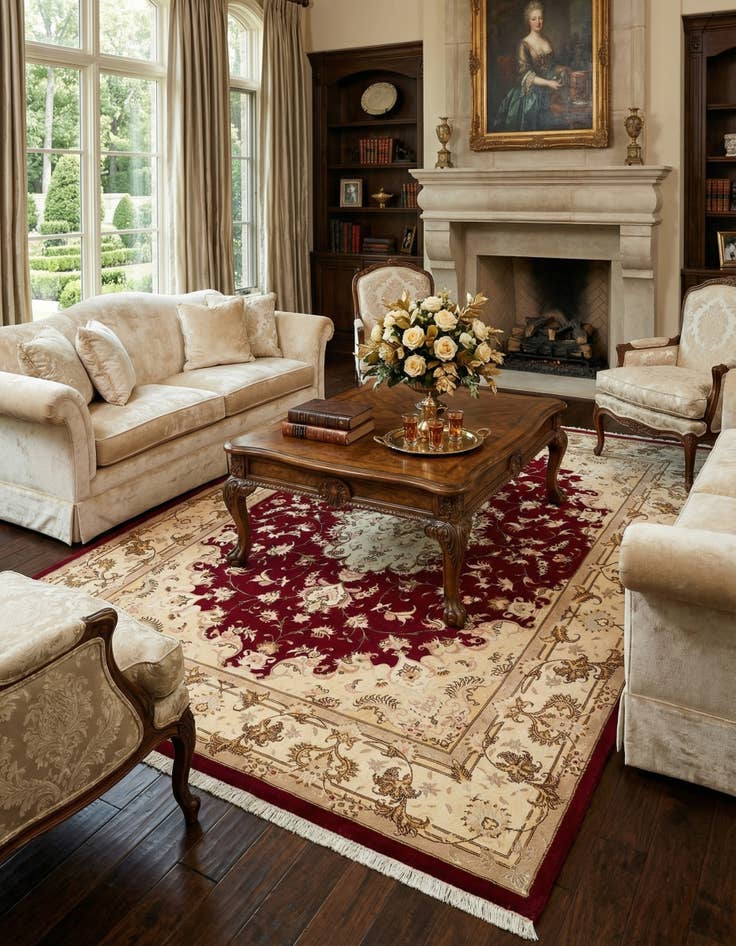 Detail image of 5' 6 x 8' Tabriz Rug