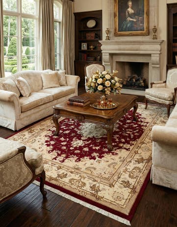 5' 6 x 8' Tabriz Rug