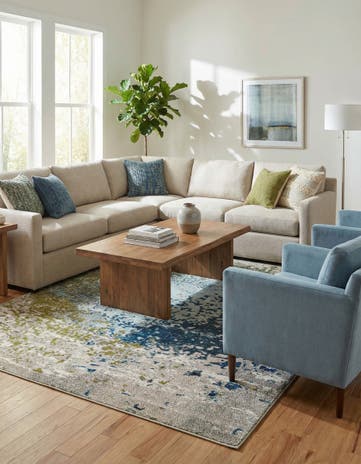 10' x 14' Washable Hyacinth Rug