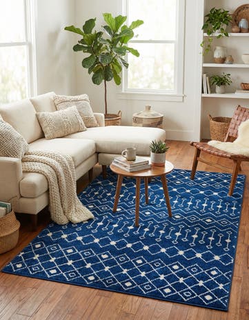 5' 3 x 8' Moroccan Trellis Rug