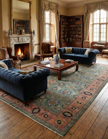 10' 4 x 16' 4 Sarough Rug