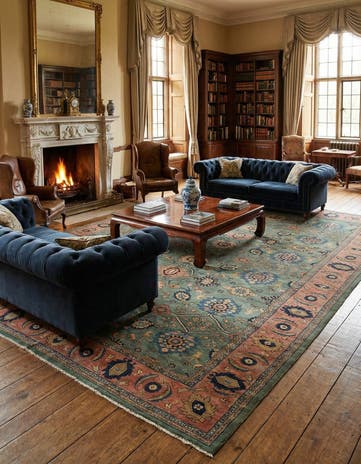 10' 4 x 16' 4 Sarough Rug