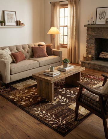 Brown Cafe Rug