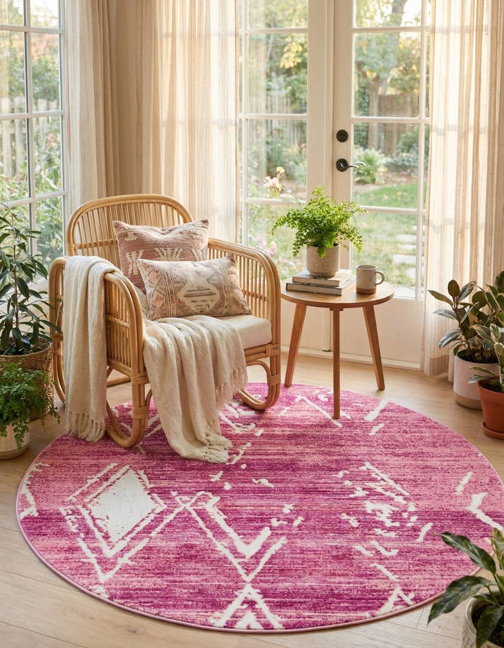 Detail image of 5' 3 x 5' 3 Uptown Carnegie Hill Round Rug