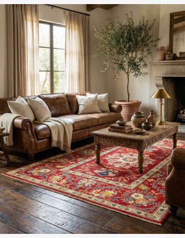 5' x 7' Hand Knotted Kazak Rug