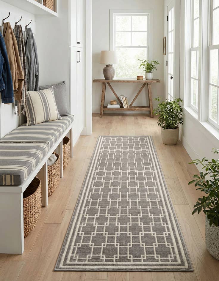 Detail image of Jill Zarin 2' x 6' Metropolitan Uptown Runner Rug