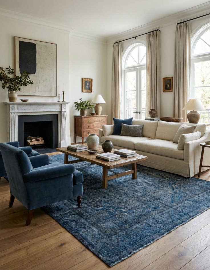 Detail image of 9' 3 x 12' 9  Hand Knotted Ultra Vintage Persian Wool Rug