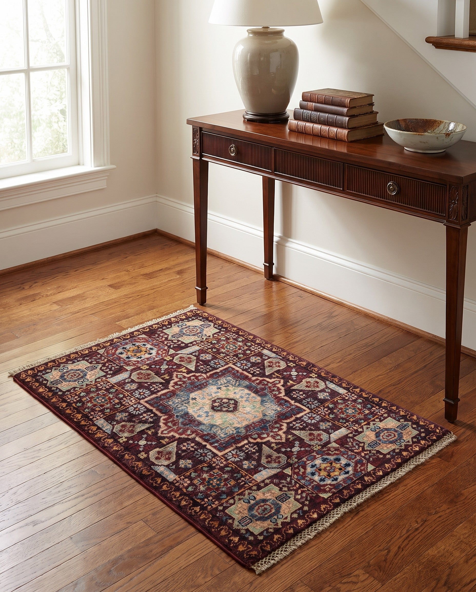 2' 2 x 3' 2 Hand Knotted Mamluk Ziegler Rug