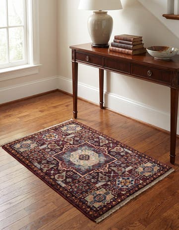 2' 2 x 3' 2 Hand Knotted Mamluk Ziegler Rug
