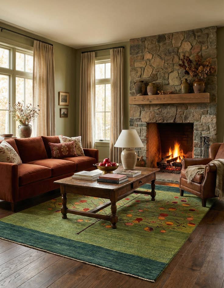 Detail image of  4' 9 x 6' 4 Kashkuli Rug