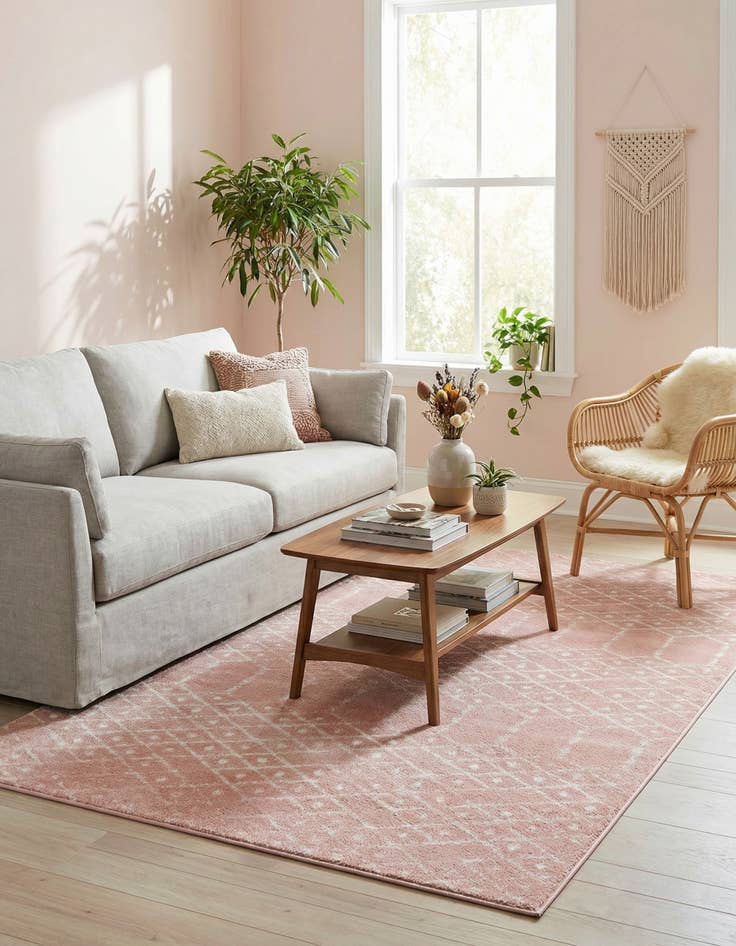 Detail image of  5' 3 x 8' Paxon Trellis Rug