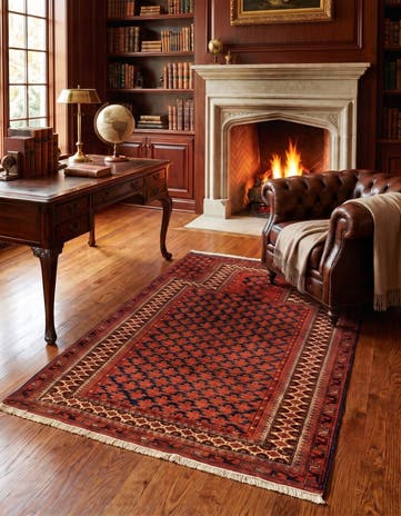 3' 3 x 4' 7 Gutchan Wool Rug