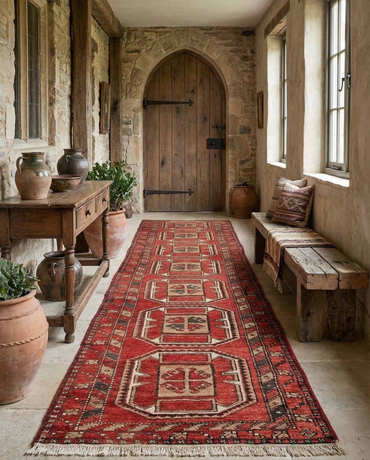 Detail image of 2' 11 x 13' 11 Yuruk Runner Rug