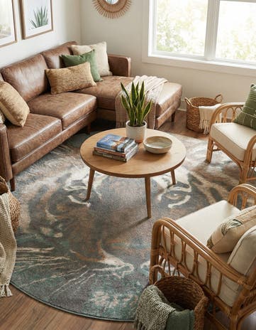 7' 10 x 7' 10 Savannah Round Rug