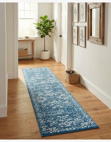 Blue Boston Runner Rug