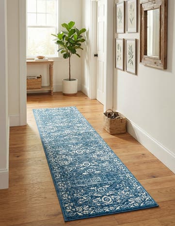 Blue Boston Runner Rug