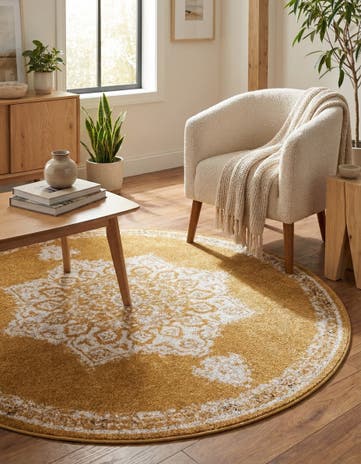 4' x 4' Eden Round Rug