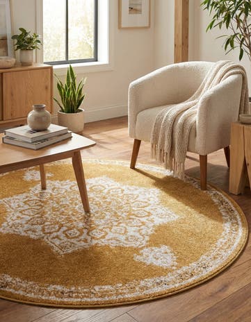 4' x 4' Eden Round Rug