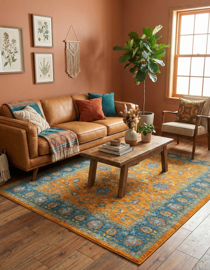 Detail image of 5' 3 x 7' 9 Medina Rug